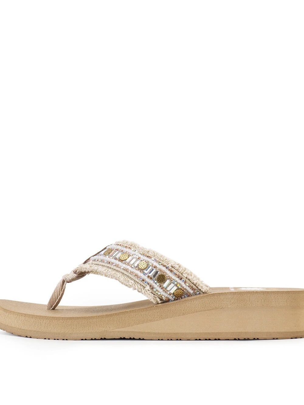 YELLOW BOX CAILEEN TAUPE SANDALS MEDIUM WIDTH NEW IN BOX